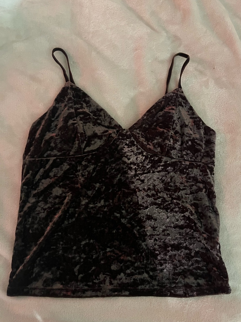 American Eagle Outfitters Purple Velvet Cami